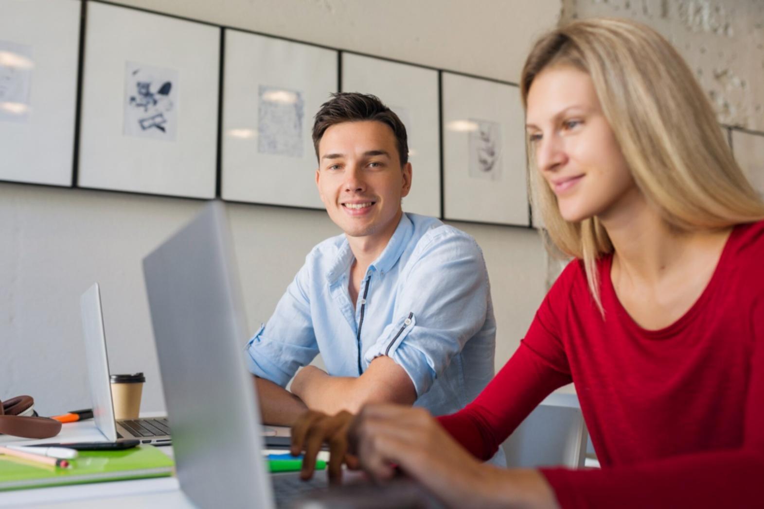 Financial analysis charts and business metrics on workspace